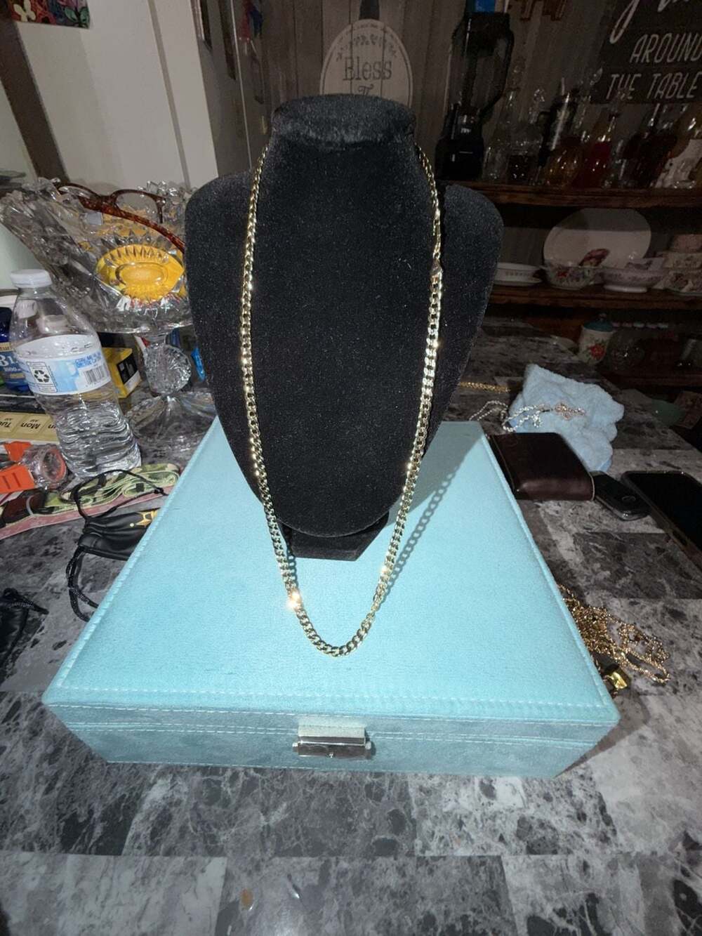 24 inch 14k gold thermal infused over brass chain never tarnish